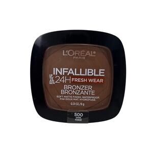 L’Oreal Infallible 24hr fresh wear soft matte finish bronzer 500 dark
